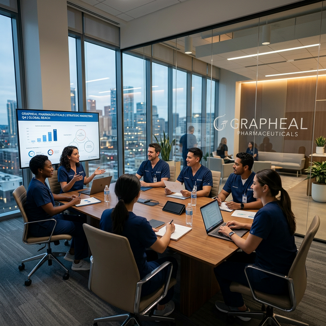 Marketing Meeting at Grapheal Pharmaceuticals Office